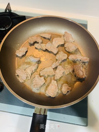 杏鲍菇牛肉的做法步骤：6