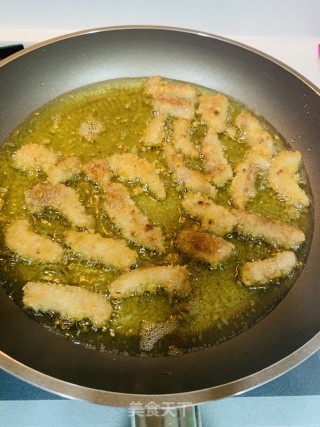 葱香炸肉条的做法步骤：4