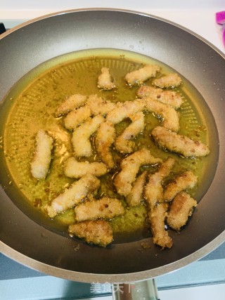 葱香炸肉条的做法步骤：5