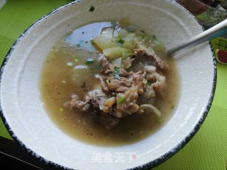 大骨棒冬瓜汤的做法步骤：12