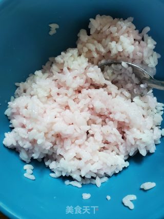 海苔饭团的做法步骤：2