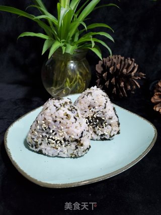 海苔饭团的做法步骤：5
