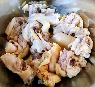 鸡腿茄子焖面的做法步骤：4