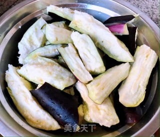 鸡腿茄子焖面的做法步骤：5