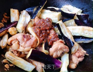 鸡腿茄子焖面的做法步骤：8