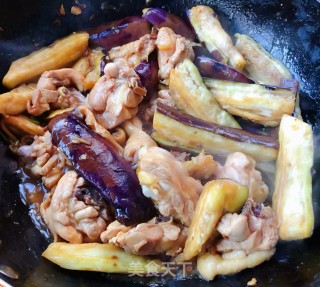 鸡腿茄子焖面的做法步骤：9