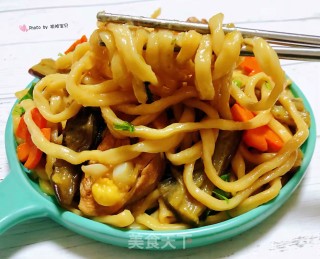 鸡腿茄子焖面的做法步骤：14