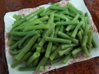 花生酱拌豆角的做法步骤：10
