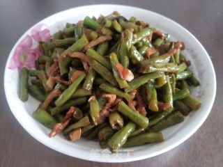 豇豆炒肉丝的做法步骤：5