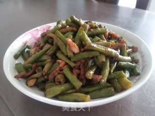 豇豆炒肉丝的做法步骤：6