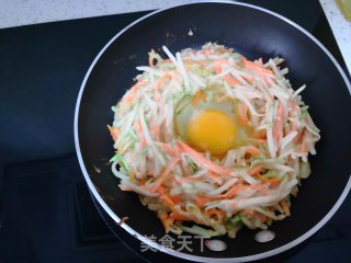 西葫芦土豆饼的做法步骤：5