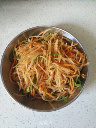 凉拌土豆丝的做法步骤：6