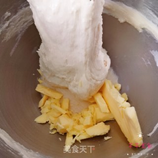 蔓越莓椰蓉面包的做法步骤：6