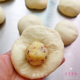 蔓越莓椰蓉面包的做法步骤：19