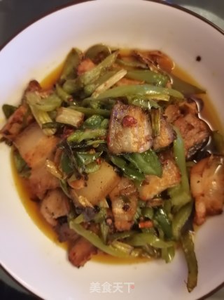 青椒回锅肉的做法步骤：3