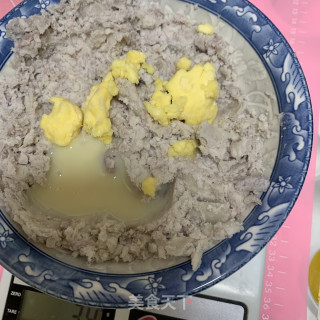 香芋饼+红豆饼的做法步骤：2