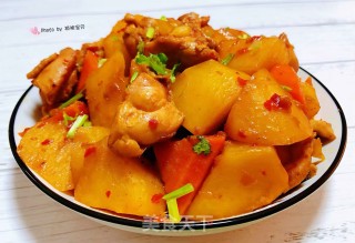 鸡腿炖土豆胡萝卜#荤菜#的做法步骤：12