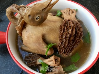 灵芝羊肚菌炖鸽子的做法步骤：14