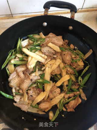 生姜五花肉的做法步骤：8