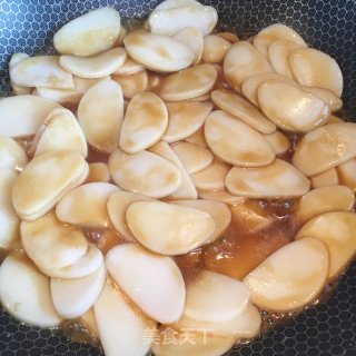 鸡蛋炒年糕的做法步骤：6