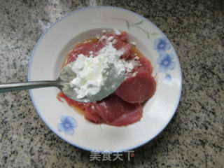 番茄肉片的做法步骤：3