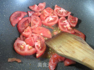 番茄肉片的做法步骤：8