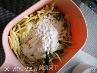 西葫芦塌子的做法步骤：5