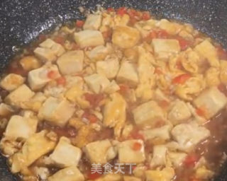 鸡蛋裹豆腐的做法步骤：9