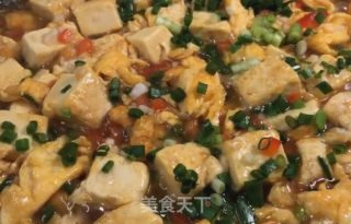 鸡蛋裹豆腐的做法步骤：10