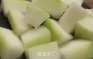烧汁冬瓜的做法步骤：1