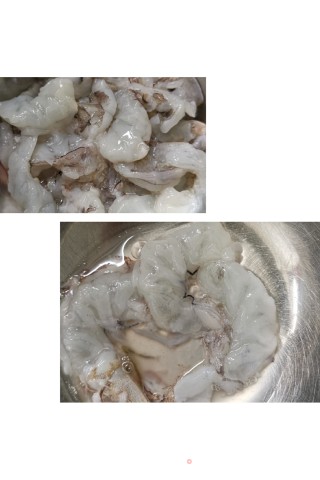 鲜嫩虾滑汤????????的做法步骤：2