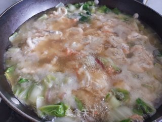 鲜嫩虾滑汤????????的做法步骤：10