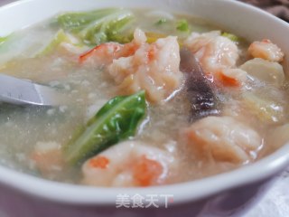 鲜嫩虾滑汤????????的做法步骤：17