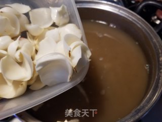 鲜百合陈皮绿豆沙的做法步骤：8