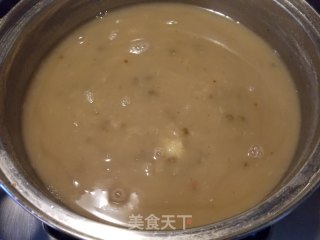 鲜百合陈皮绿豆沙的做法步骤：10