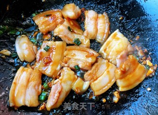 香菇炒五花肉#五花肉#的做法步骤：6