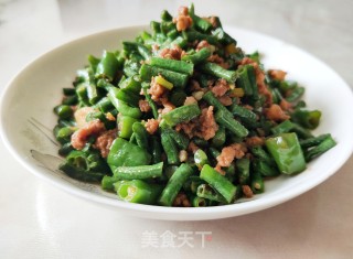 肉末线椒炒豆角的做法步骤：13