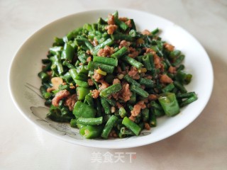 肉末线椒炒豆角的做法步骤：15