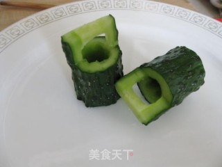 简单盘饰之黄瓜的做法步骤：9