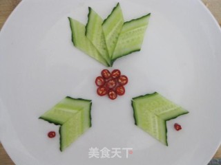 简单盘饰之黄瓜的做法步骤：14