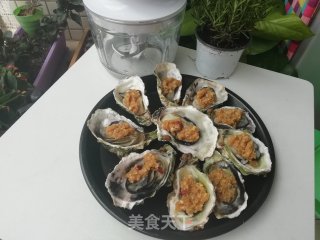 蒜蓉蒸生蚝的做法步骤：11
