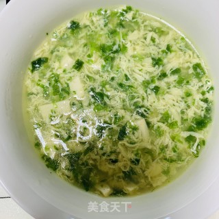 豆腐虾仁青菜羹的做法步骤：14