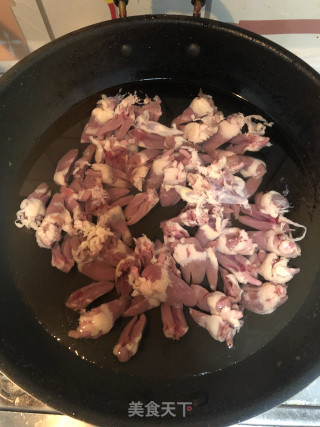 辣炒鸡心的做法步骤：4