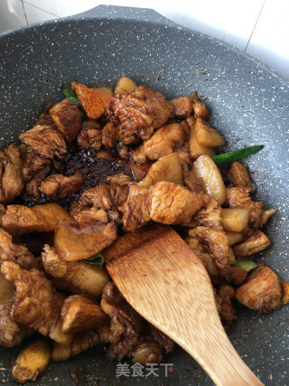 酸豆角烧肉的做法步骤：11