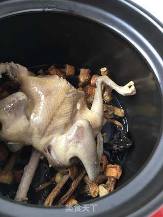 姬松茸炖鸽子的做法步骤：8