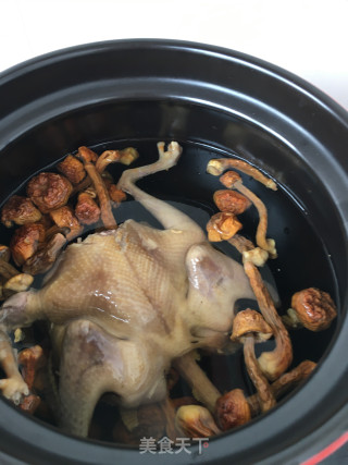 姬松茸炖鸽子的做法步骤：10