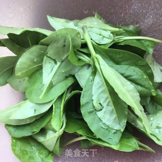 竹荪鸽汤参苗面的做法步骤：4