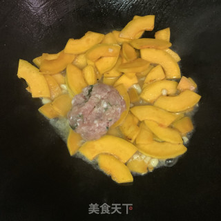 肉末炒南瓜的做法步骤：7