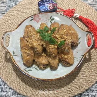 蒜香鸡翅的做法步骤：7
