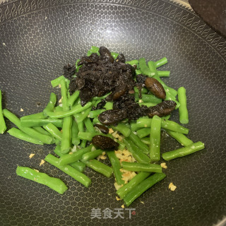 榄菜炒豆角的做法步骤：7